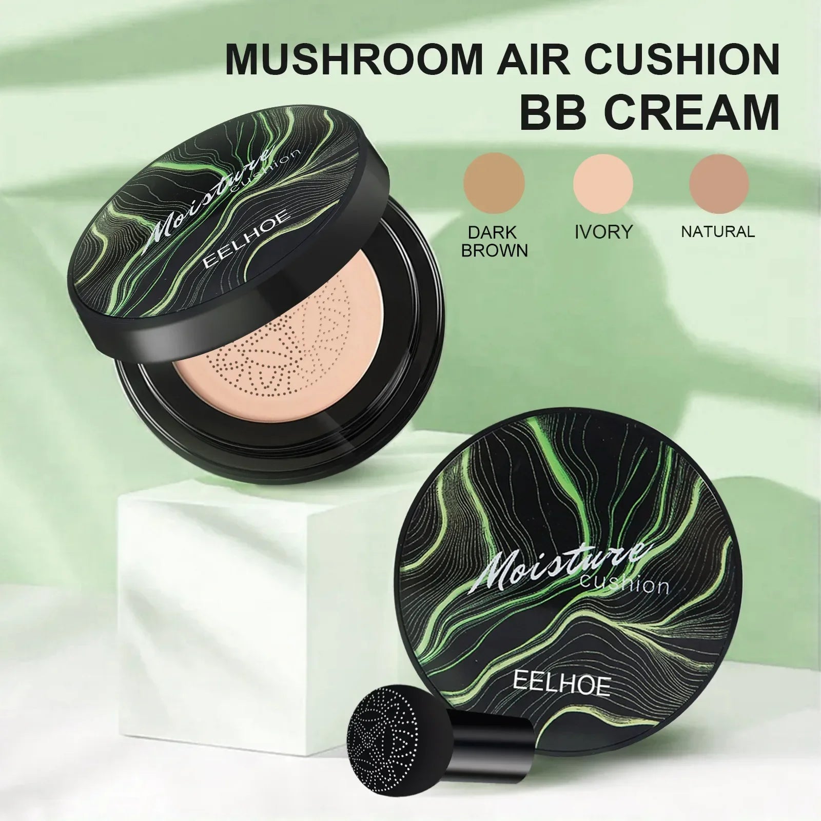 Magic Foundation Mushroom Head Air Cushion CC Cream Face Concealer Moisturizing Waterproof Foundation Base Makeup Cosmetics