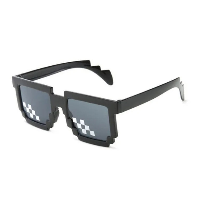 8 Bit Thug Life Sunglasses Pixelated Men Women Brand Party Eyeglasses Mosaic UV400 Vintage Eyewear Unisex Gift Toy Glasses