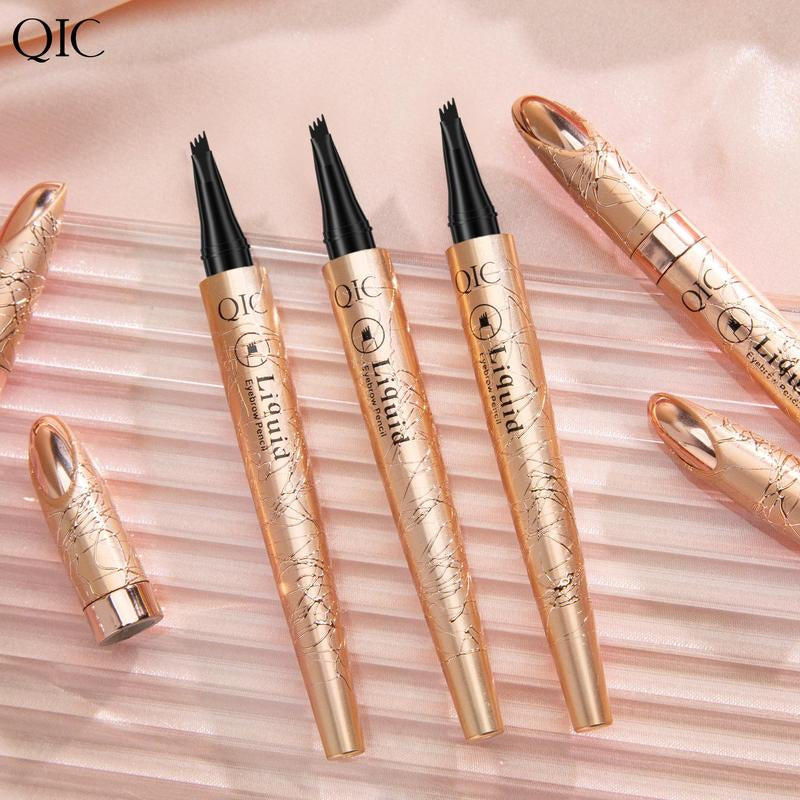 Eyebrow Pencil with Micro-Fork Tip Applicator, Long Lasting Eyebrow Pencil, Brow Styling Brush, Eye Brow Makeup Tool, Makeup Accessories