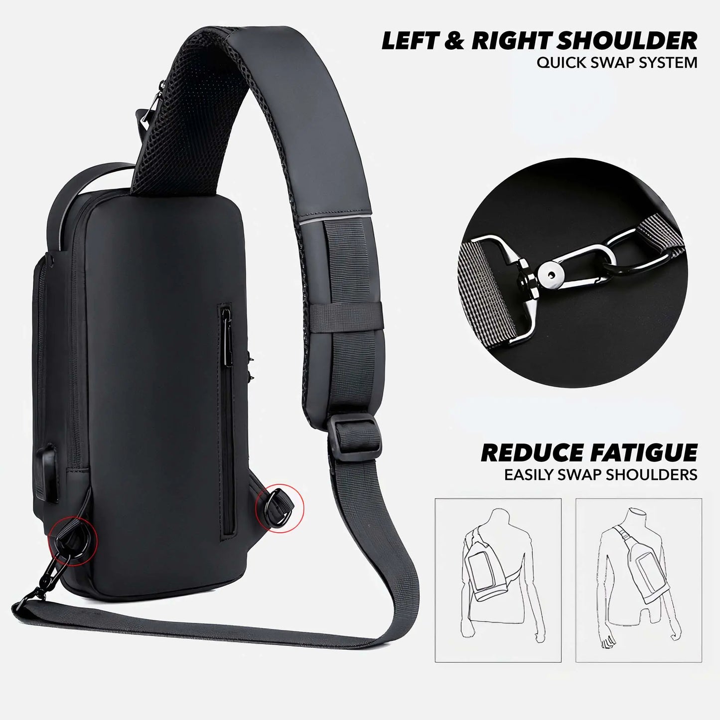 Smart Anti-Theft Sling Bag