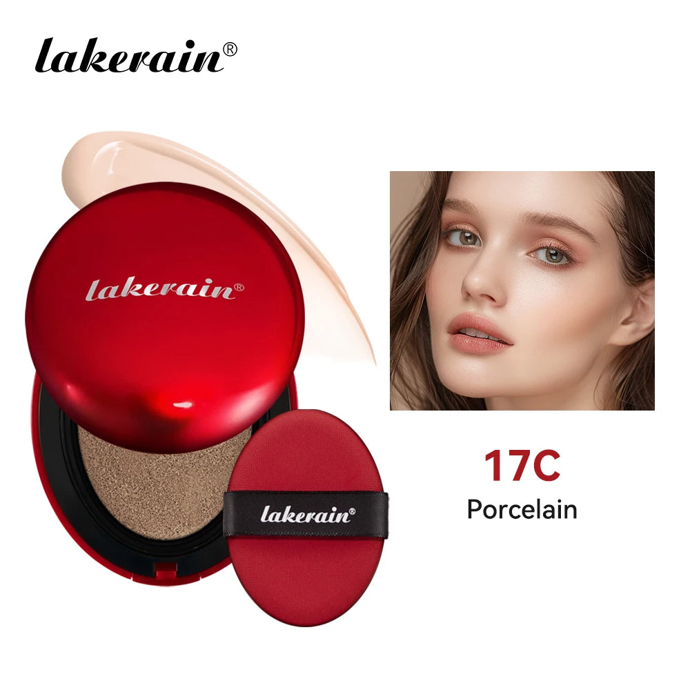 Sunscreen Cushion Foundation Fit Cushion Foundation Full Coverage Waterproof Long-Lasting Concealer Long-Lasting Makeup