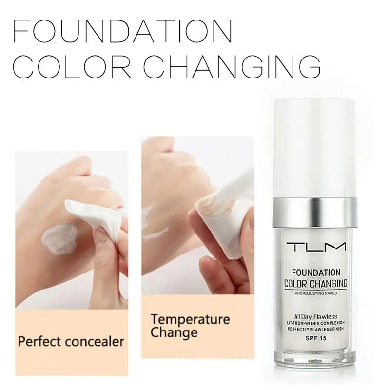 Foundation Magic Color Changing Foundation Liquid Soft Matte Long Lasting Hydrating Makeup Base Maquiagem