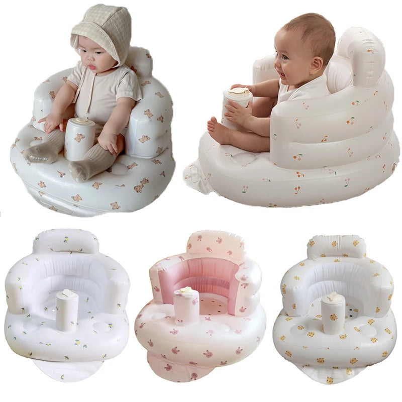 Baby Photography Prop Multifunctional Sofa Seat Inflatable Resting Armchair Baby Sofa Infant Baby Bathing Stool Baby Chair